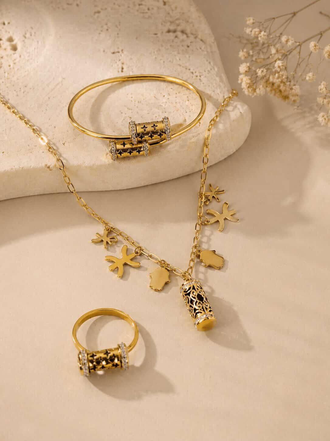 Parure Étoile Dorée