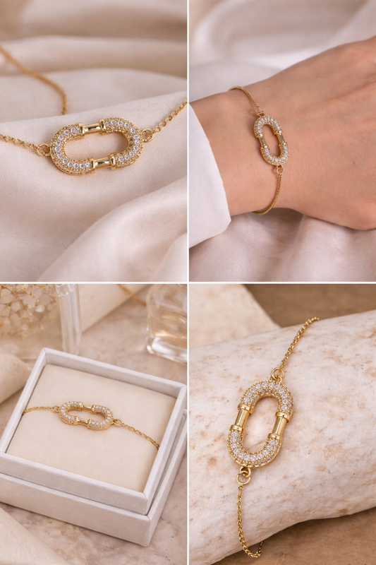 Bracelet Prestige Maillon Cristal