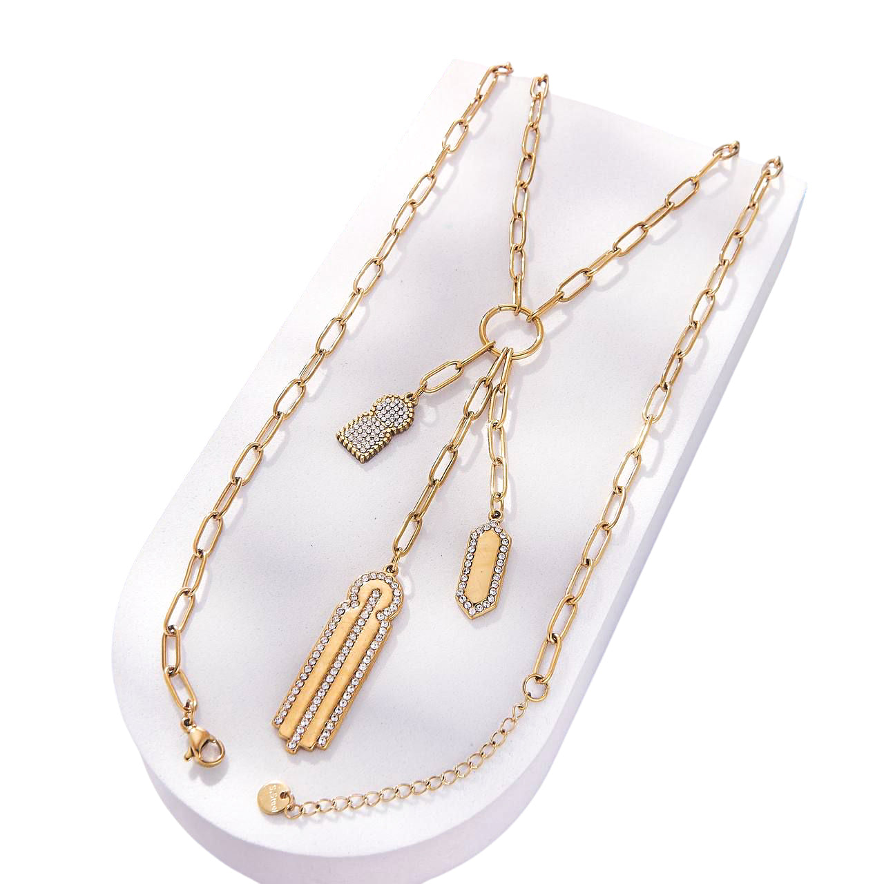 Collier Élégance Dorée & Symboles