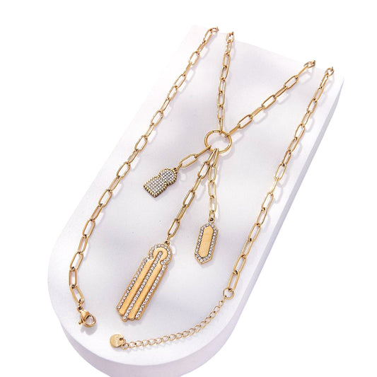 Collier Élégance Dorée & Symboles