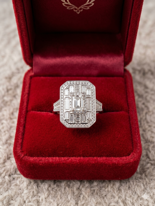 Bague Art Déco Diamants