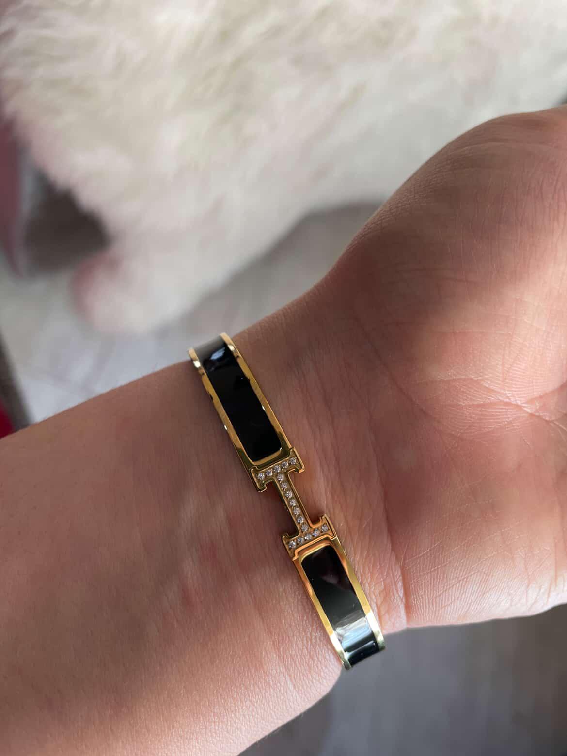 Bracelet Impérial H Noir Prestige