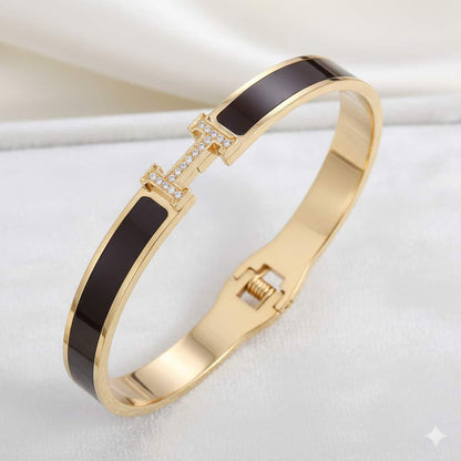 Bracelet Impérial H Noir Prestige