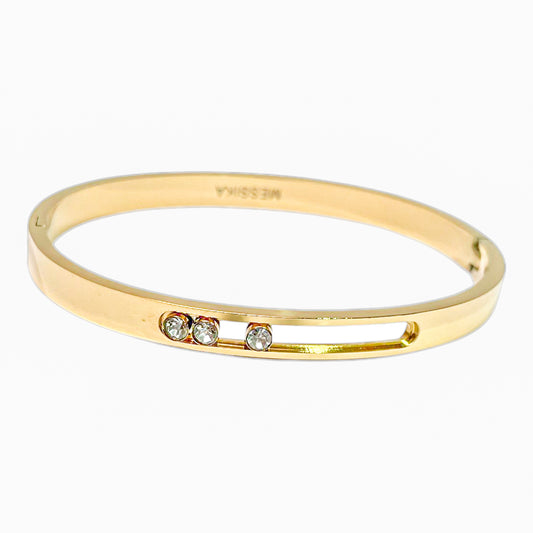 Bracelet Cristal Doré