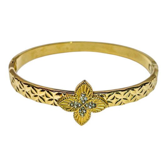 Bracelet Fleur Doré
